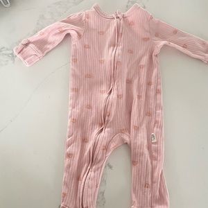 Rabbit Bear Ribbed Footie